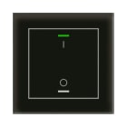 MDT - KNX Glastaster II Light 1-fach, RGBW, TS, Schwarz, Schalten