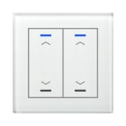 MDT - KNX Glastaster II Light 2-fach, RGBW, Weiß, Jalousie, Secure
