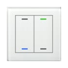 MDT - KNX Glastaster II Light 2-fach, RGBW, TS, Weiß, Neutral, Secure