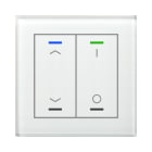 MDT - KNX Glastaster II Light 2-fach, RGBW, TS, Weiß, Jalousie_Schalten, Secure