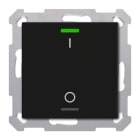 MDT - KNX Taster Light 55 1-fach, RGBW, Schwarz matt, Schalten, Secure