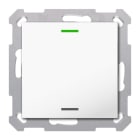MDT - KNX Taster Light 55 1-fach,RGBW,TS, Reinweiß glänzend, Neutral, Secure