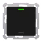 MDT - KNX Taster Light 55 1-fach,RGBW,TS, Schwarz matt, Neutral, Secure