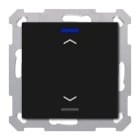 MDT - KNX Taster Light 55 1-fach,RGBW,TS, Schwarz matt, Jalousie, Secure