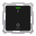 MDT - KNX Taster Light 55 1-fach,RGBW,TS, Schwarz matt, Schalten, Secure