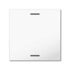 MDT - MDT Wippe für KNX Taster Light 55 1-fach, Reinweiß glänzend, Neutral