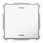 MDT - KNX Taster Light 63 1-fach, RGBW, Studioweiß glänzend, Neutral, Secure