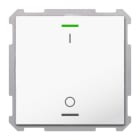 MDT - KNX Taster Light 63 1-fach, RGBW, Studioweiß glänzend, Schalten, Secure