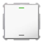 MDT - KNX Taster Light 63 1-fach, RGBW,TS, Studioweiß glänzend, Neutral, Secure