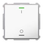 MDT - KNX Taster Light 63 1-fach, RGBW,TS, Studioweiß glänzend, Schalten, Secure