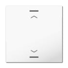 MDT - MDT Wippe für KNX Taster Light 63 1-fach, Studioweiß glänzend, Jalousie