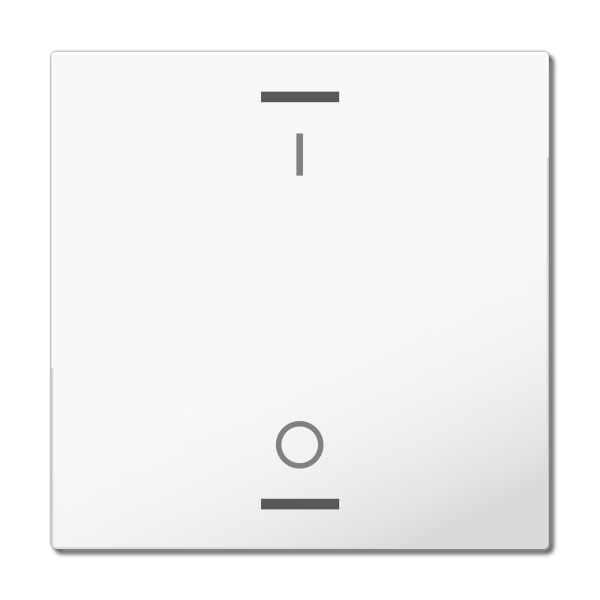 MDT - MDT Wippe für KNX Taster Light 63 1-fach, Studioweiß glänzend, Schalten