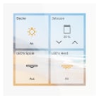 MDT - KNX Glas Touch Smart 4 Zoll, KNX Data Secure, Weiß