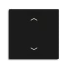 MDT - MDT Wippe für KNX Taster Light 55 Basic 1-fach, Schwarz matt, Jalousie