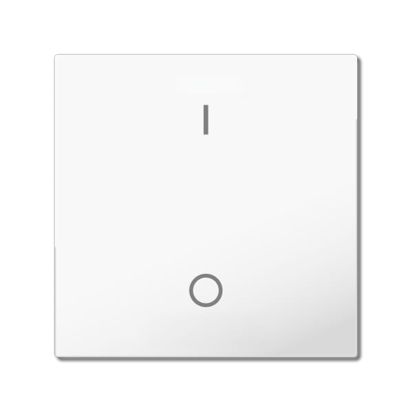 MDT - MDT Wippe für KNX Taster Light 55 Basic 1-fach, Reinweiß glänzend, Schalten