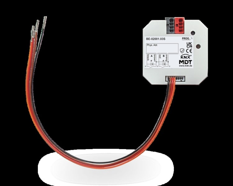 MDT - KNX Tasterschnittstelle / Tasterinterface 2-fach, UP, Ausführung potentialfrei