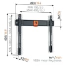 VOGELS - TV-Wandhalterung 32-77'' max.50kg sw