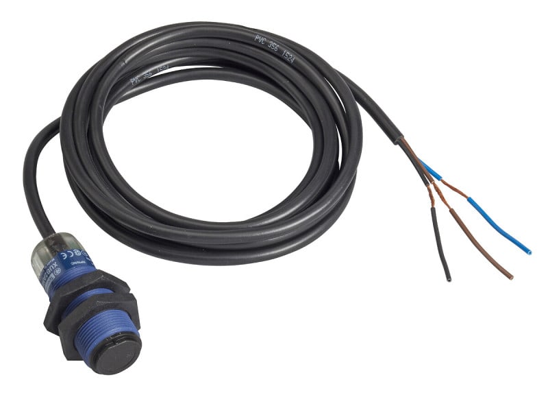 TELEMECANIQUE - XUB-Optoe. Sensor, Reflexions-Lichtschr., Sn 4 M12-24 V DC, 5m Kabel