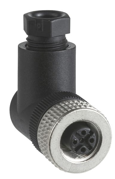 TELEMECANIQUE - Steckverb. Buchse,5P,M12,abgew,Schraubkl