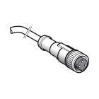 TELEMECANIQUE - XZ-Vorverdrahtete Buchsen, gerade, 1/2'' 20 UNF, 3-polig, PUR 2m Kabel