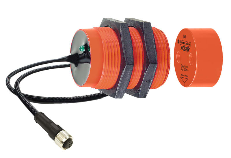 TELEMECANIQUE - XCSDMR Cod. Magn.-Si.schalter, 2Ö, gest. schalt., M12, 0,15m Kabel