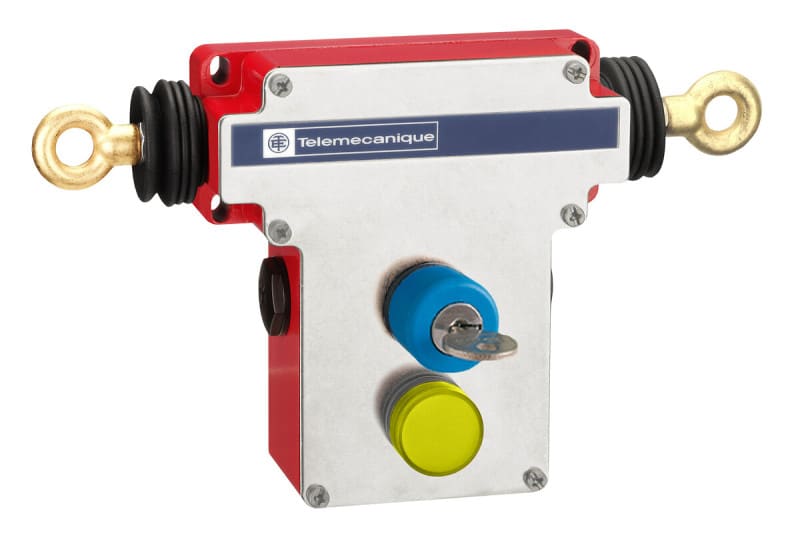 TELEMECANIQUE - Seilzug-Notschalter für Seillängen bis max.2x100m R455 2Ö2S
