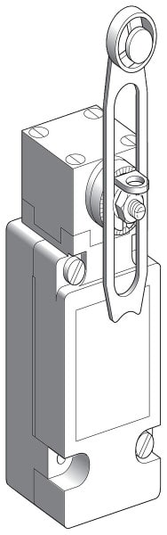 TELEMECANIQUE - Positionsschalter Metall, Rollenhebel Kst.rol. län.ver. M20
