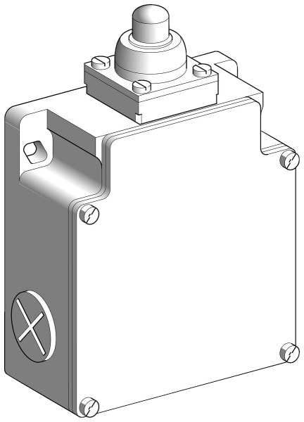 TELEMECANIQUE - Positionsschalter Metall, Kuppenstößel metall, PG13