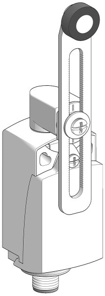TELEMECANIQUE - Positionsschalter Kunstst. Rollenhebel läng.verst., M12