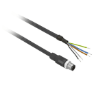 TELEMECANIQUE - XZ-Vorverdrahteter Stecker, gerade, M12, 4-polig, PUR 1m Kabel
