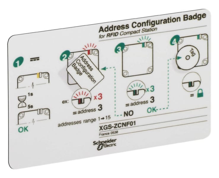 TELEMECANIQUE - RFID Karte für Adressenkonfiguration