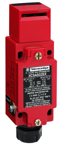 TELEMECANIQUE - XCSA Si.Pos.sch. met. gek., 1Ö+2S, gest. schalt., o. Zuh., 1 Leit.ein. M20, ATEX
