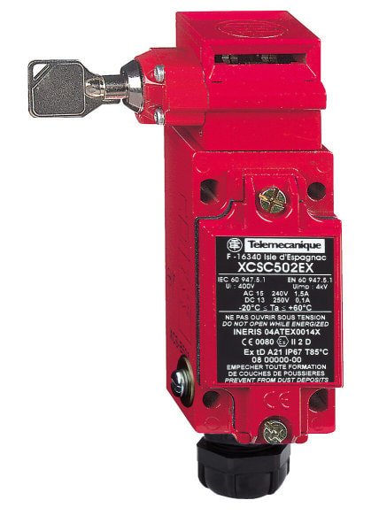 TELEMECANIQUE - Sicherheitsschalter Schlüsselbet. XCSA - 1Ö+2S, langsam BBM - M20 - ATEX