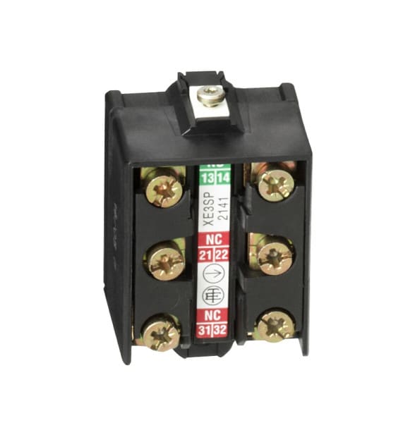 TELEMECANIQUE - Hilfsschalterblock für Positionsschalter, 2Ö+1S, Sprungfunktion