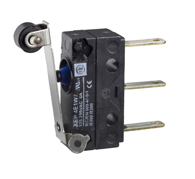 TELEMECANIQUE - Miniatur-Positionsschalter, Rollenhebel, 0,5 m Kabel