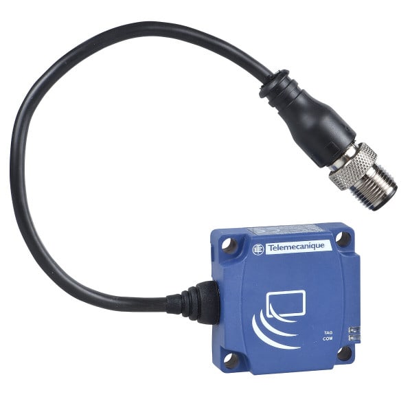 TELEMECANIQUE - XG RFID Komp. Smart Antenna, 13,56MHz, fl. F. 40 x 40 x 15 mm, M12, 0,2 m Kabel