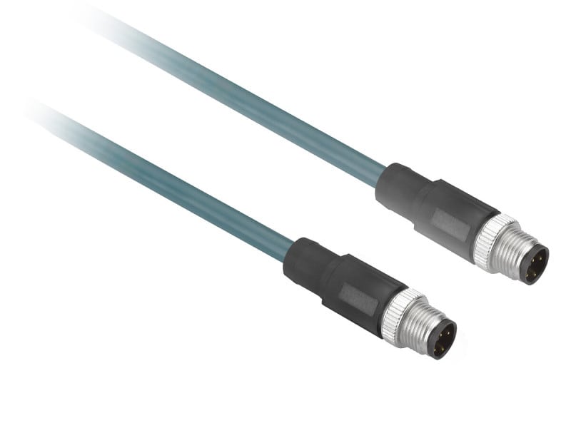 TELEMECANIQUE - XG RFID Kabel M12/M12 mit Kodierung D - Ethernet - 10 m