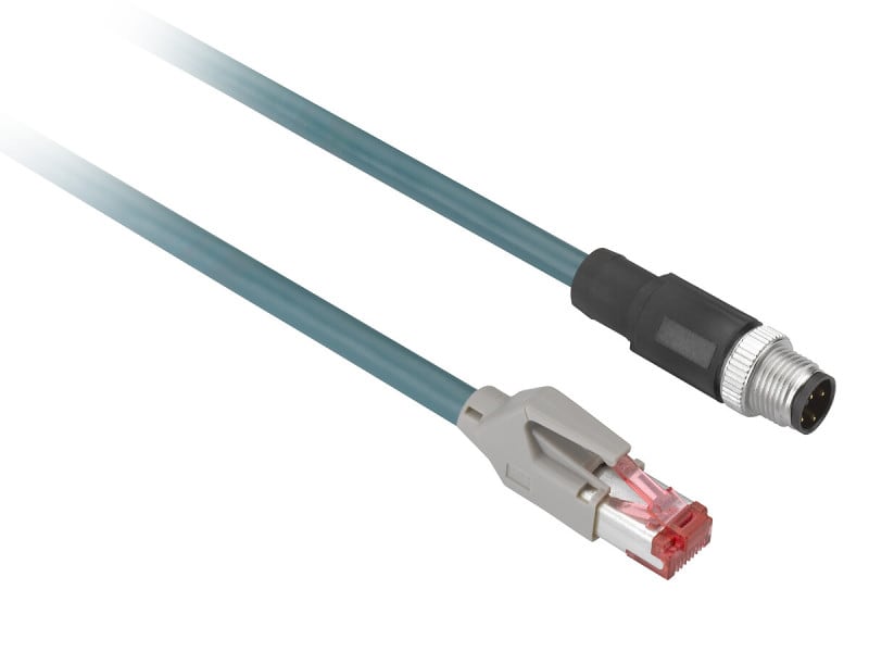 TELEMECANIQUE - XG RFID Kabel M12 mit Kodierung D für RJ45 - Ethernet - 10 m