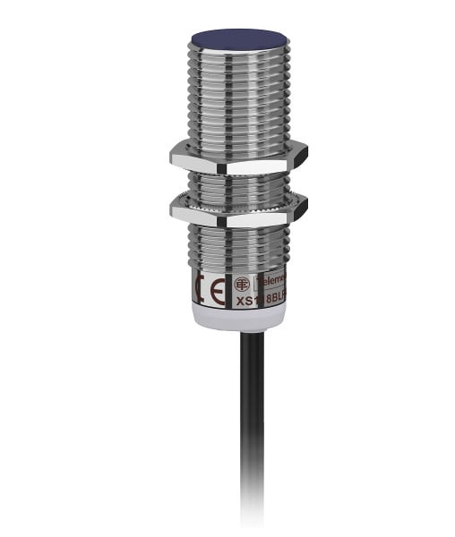 TELEMECANIQUE - induktiver Sensor zylindrischer Durchmesser 18 PNP NEIN 1224V bündig SN 8MM Kabel 5M