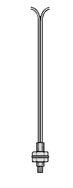TELEMECANIQUE - Lichtl.-Sensor XUF-N, Taster, sn=30mm, l=2m, Standard-Endh.