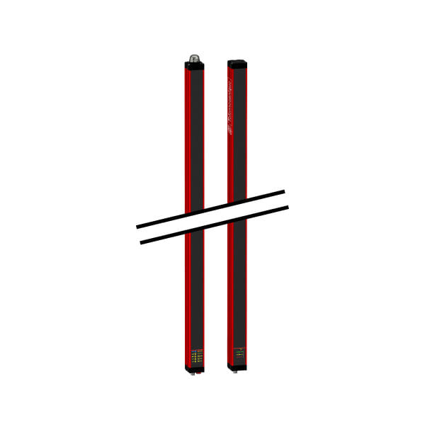 TELEMECANIQUE - Sicherheits-Lichtvorhang integrierte Muting Hardware/Soft-Konfiguration T4 R30 H=61cm D4-12m