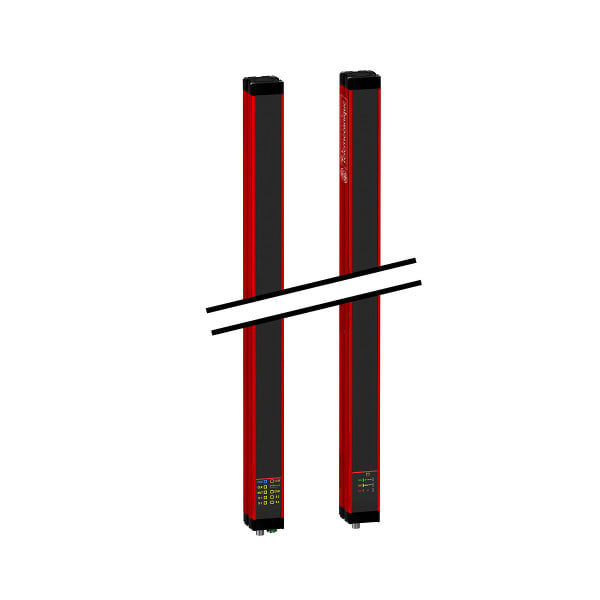 TELEMECANIQUE - Sicherheits-Lichtvorhang integrierte Muting Hardware Konfiguration T4 4B H=091 D4-12m