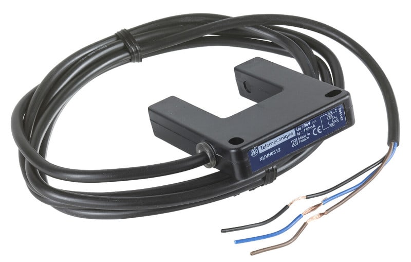 TELEMECANIQUE - XUV-Optoe. Sen., Gabel-Lichts.r., 30x30mm, 12-24 V DC, 2m Kabel