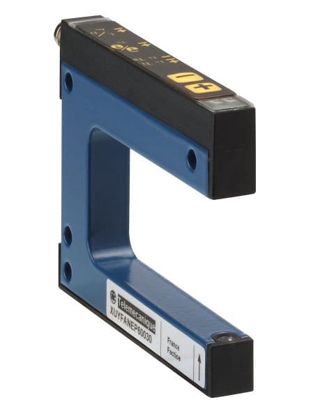TELEMECANIQUE - XUY-Optoe. Sen., Gabel-Lichts.r. mit Teach-In, 30x59mm, 12-24 V DC, M8