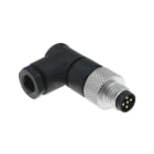 TELEMECANIQUE - M12-Stecker, 5-polig, abgewinkelt, Kabelverschraubung Pg 7