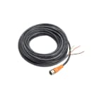 TELEMECANIQUE - XZ-Vorverdrahtete Buchsen, gerade, 1/2'' 20 UNF, 3-polig, PVC 5m Kabel