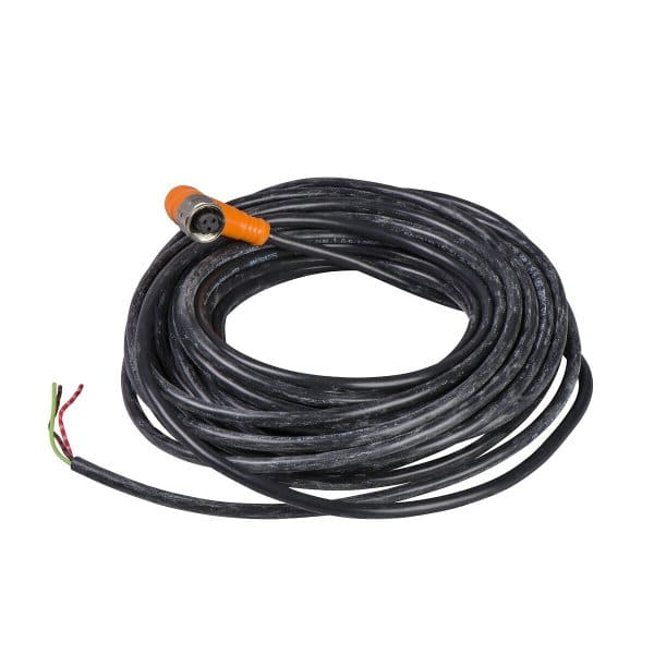 TELEMECANIQUE - XZ-Vorverdrahtete Buchsen, abgewinkelt, 1/2'' 20 UNF, 3-polig, PVC 5m Kabel