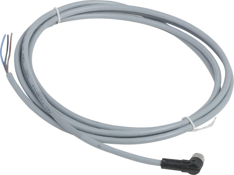 TELEMECANIQUE - XZ-Vorverdrahtete Buchse, abgewinkelt, M8, 4-polig, PVC 2m Kabel