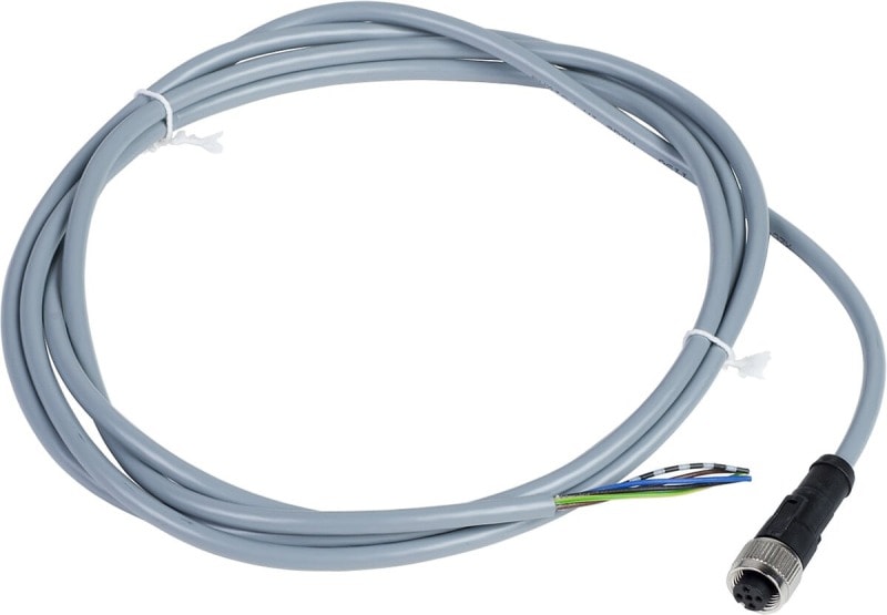 TELEMECANIQUE - XZ-Vorverdrahtete Buchse, gerade, M12, 5-polig, PVC 2m Kabel