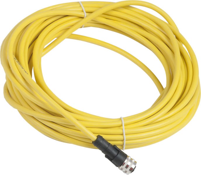 TELEMECANIQUE - XZ-Vorverdrahteter Stecker, gerade, 1/2'' 20 UNF, 3-polig, PVC 10m Kabel